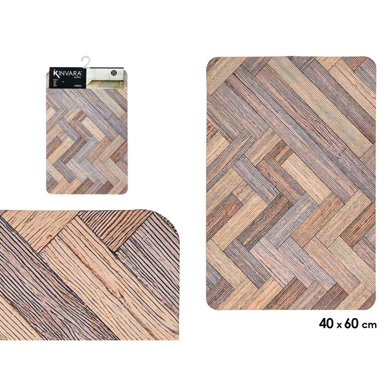 ALFOMBRA COCINA EFECTO MADERA 40X60CM