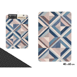 ALFOMBRA COCINA TRIANGULOS AZUL 40X60CM