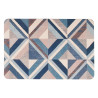 ALFOMBRA COCINA TRIANGULOS AZUL 40X60CM