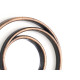 SET 3 MIRROWS GOLDEN BLACK RINGS 