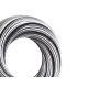 SET 3 ROUNDED MIRROWS BLACK AND SILVER WAVES