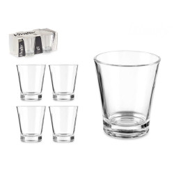 CONJ 4 COPOS VIDRO CAFÉ 85ML