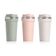 BICCHIERE TERMICO COPERCHIO 450ML ASSORTITO 3 COLO