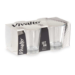 CONJ 4 COPOS VIDRO CAFÉ 85ML