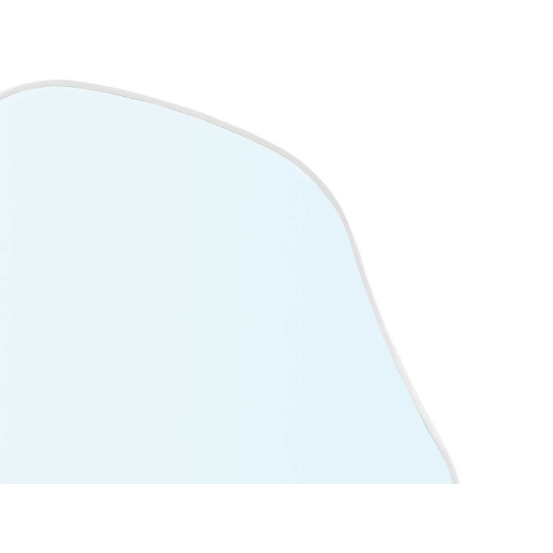 MIRROR ABSTRACT SHAPE WHITE 66X53CM