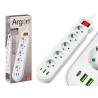 REGLETA MULTIFUNC 5 3 ENCHUFE INTERRUPTOR 2500W