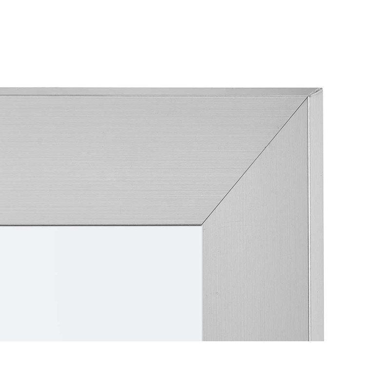 ESPEJO 38X48 MARCO PLATA