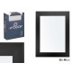 MIROIR 38X48 CADRE NOIR