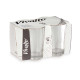 CONJ 4 COPOS VIDRO PEQUENOS 140ML
