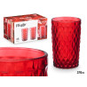 BICCHIERE DIAMANTE ROSSO 370 ML