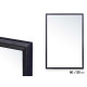 ESPELHO PAREDE MOLDURA MADEIRA 80 X 120 CM PRETO
