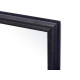 WALL MIRROR WOODEN FRAME 80 X 120 CM BLACK