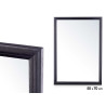 ESPELHO PAREDE MOLDURA MADEIRA 50 X 70 CM PRETO