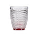 COPO VIDRO PONTOS ÁGUA 300ML VERMELHO 