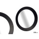 SPECCHIO ROTONDO NERO 80CM