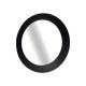 MIROIR ROND NOIR 80CM