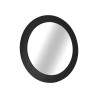 MIROIR ROND NOIR 90CM