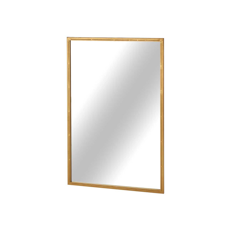 MIROIR RECTANGULAIRE DORE 90CM