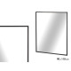 MIROIR RECTANGULAIRE NOIR 110CM