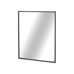 BLACK RECTANGLE MIRROR 110CM