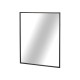 BLACK RECTANGLE MIRROR 110CM