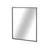 BLACK RECTANGLE MIRROR 110CM