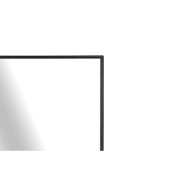 ESPEJO RECTANGULAR NEGRO 110CM