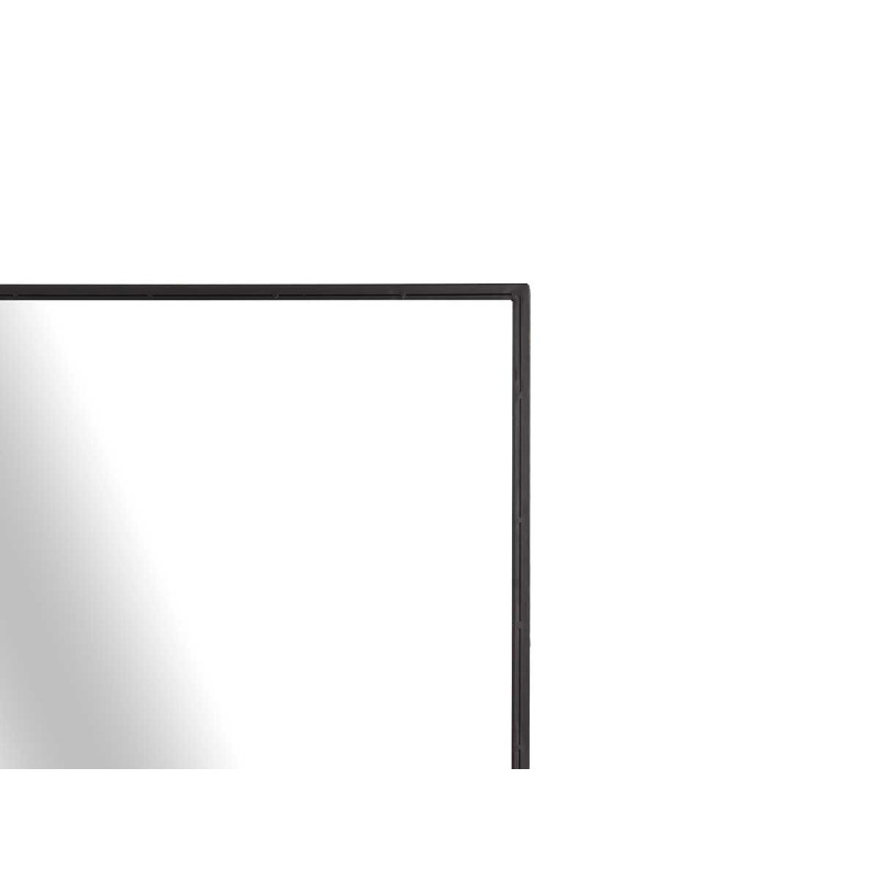 BLACK RECTANGLE MIRROR 110CM