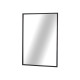 BLACK RECTANGLE MIRROR 100CM