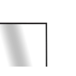 BLACK RECTANGLE MIRROR 100CM