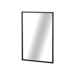 ESPEJO RECTANGULAR NEGRO 90CM