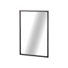 BLACK RECTANGLE MIRROR 90CM