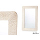 MIROIR 60 X 90 CM FEUILLES NATUREL BLANC