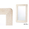 ESPEJO 60 X 90 CM HOJAS NATURAL BLANCO