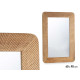 ESPELHO 60 X 90 CM LINHAS CASTANHO