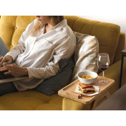 MESA BAMBU BRAZO SOFA 35 CM