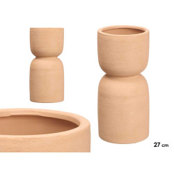 DIABOLO VASE 27CM EARTH