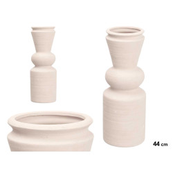VASE CONIQUE 44CM BLANC