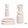 CONIC VASE 44CM WHITE
