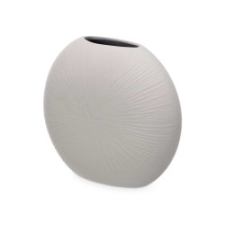 VASE CERAMIQUE CIRCULAIRE 29CM GRIS