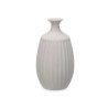 JARRON CERAMICA CUELLO ESTRECHO 39CM GRIS
