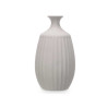 JARRON CERAMICA CUELLO ESTRECHO 39CM GRIS