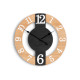 RELOJ PARED NEGRO NATURAL