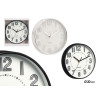 HORLOGE RONDE 20 CM NOMBRES RAYURES ASSORT 2 