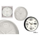 HORLOGE RONDE 20 CM NOMBRES GRANDS ASSORT 2 