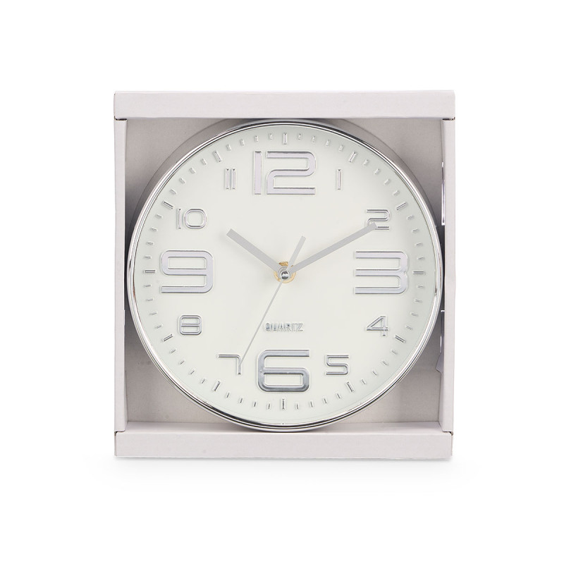 ROUND CLOCK 20 CM BIG NUMBERS ASSORTED 2