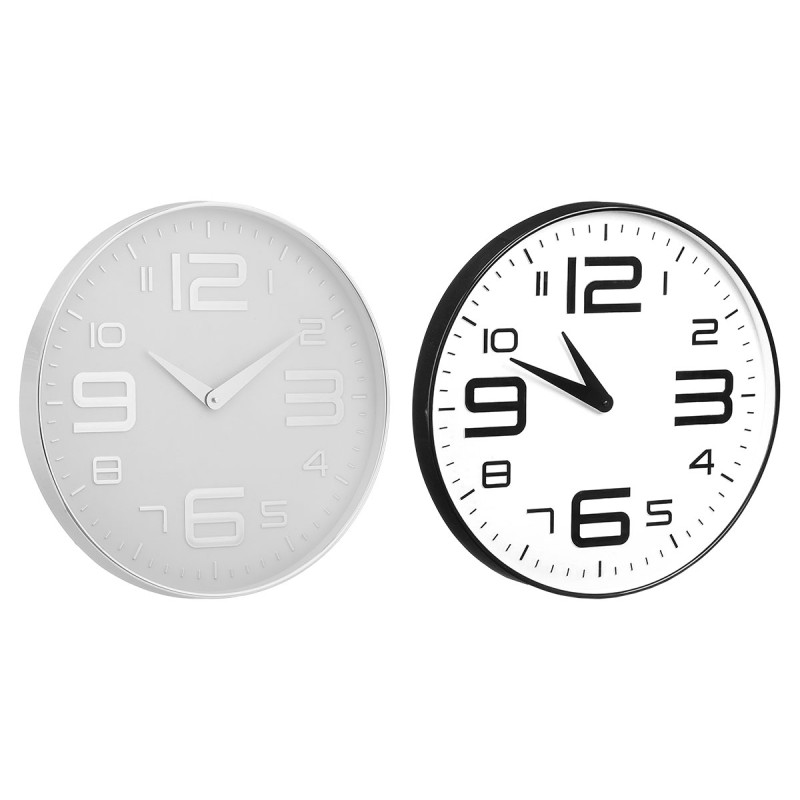 RELOJ REDONDO 30 CM NUMEROS GRANDES SURT 2 