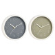 ROUND CLOCK 20CM SIMPLE ASSORTED 2