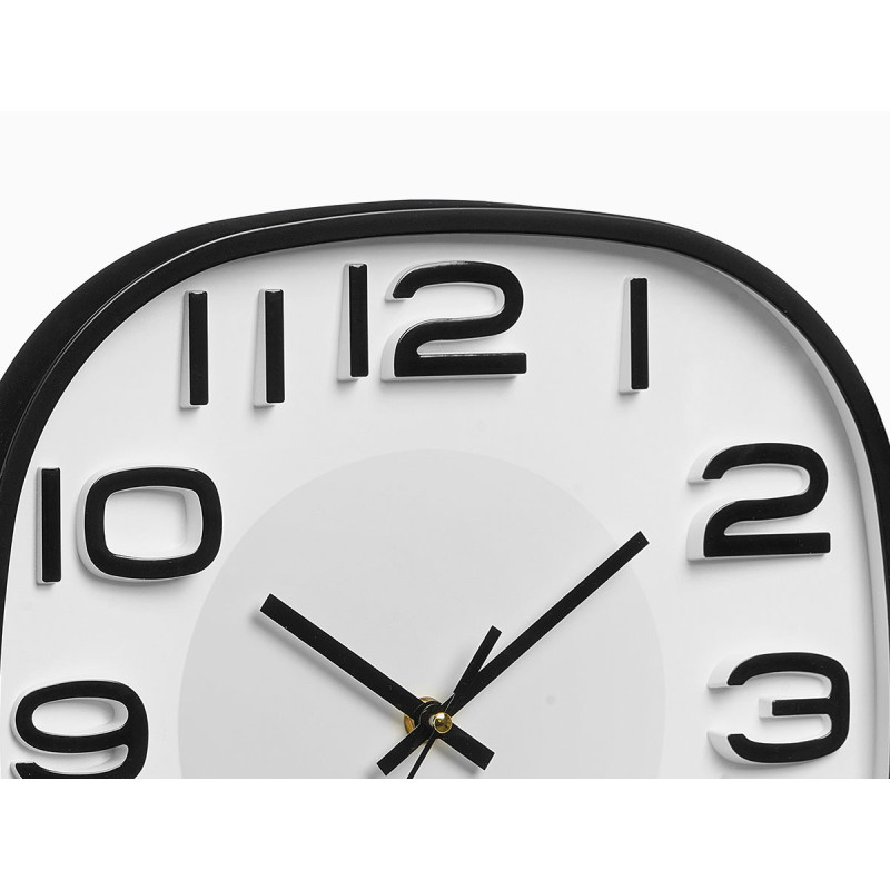 SQUARE CLOCK 30X30CM ASSORTED 2