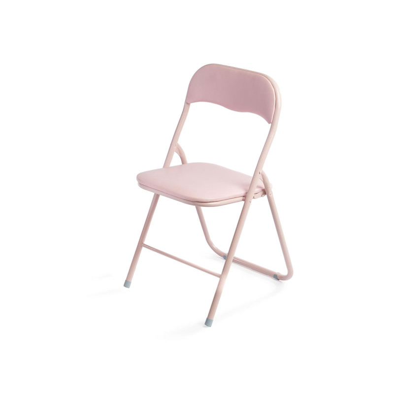 CADEIRA DOBRAVEL PVC ROSA